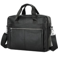 Genuine Cowhide Leather Vintage Laptop Briefcase