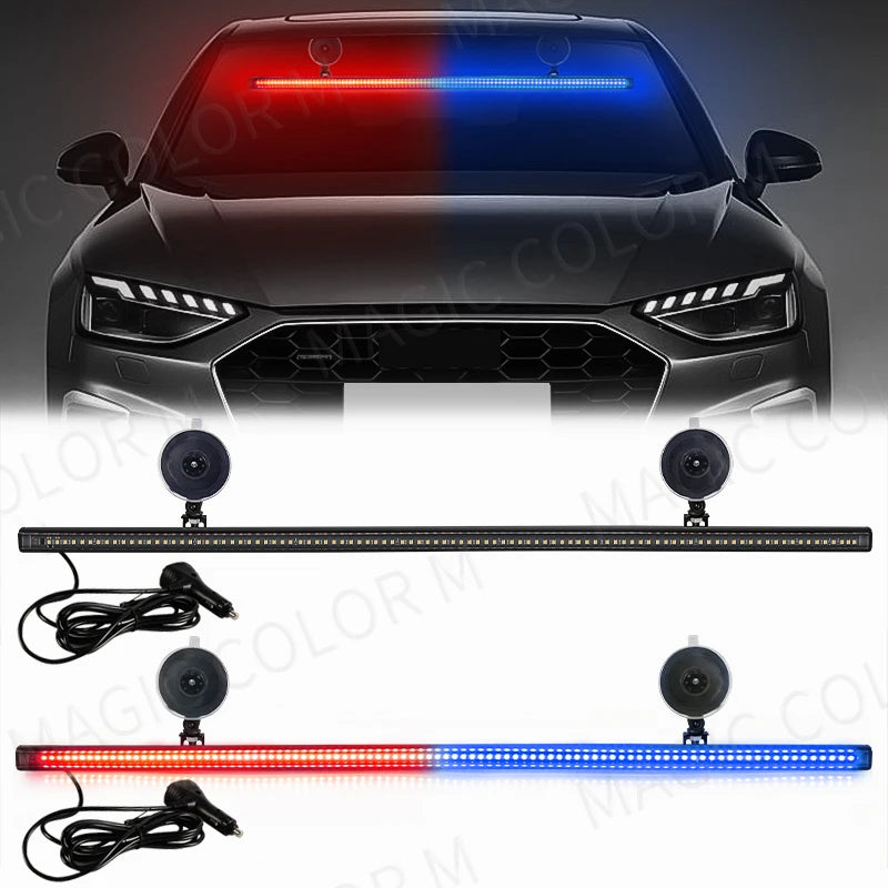 96 LED Strobe Light Bar – Veyra – (Car Emergency Warning)