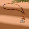 Evil Eye Pearl Choker Necklace | Protection and Style