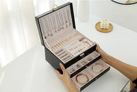 Multilayer Leather Jewellery Box | Organised and Stylish Storage