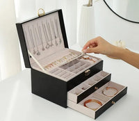 Multilayer Leather Jewellery Box | Organised and Stylish Storage