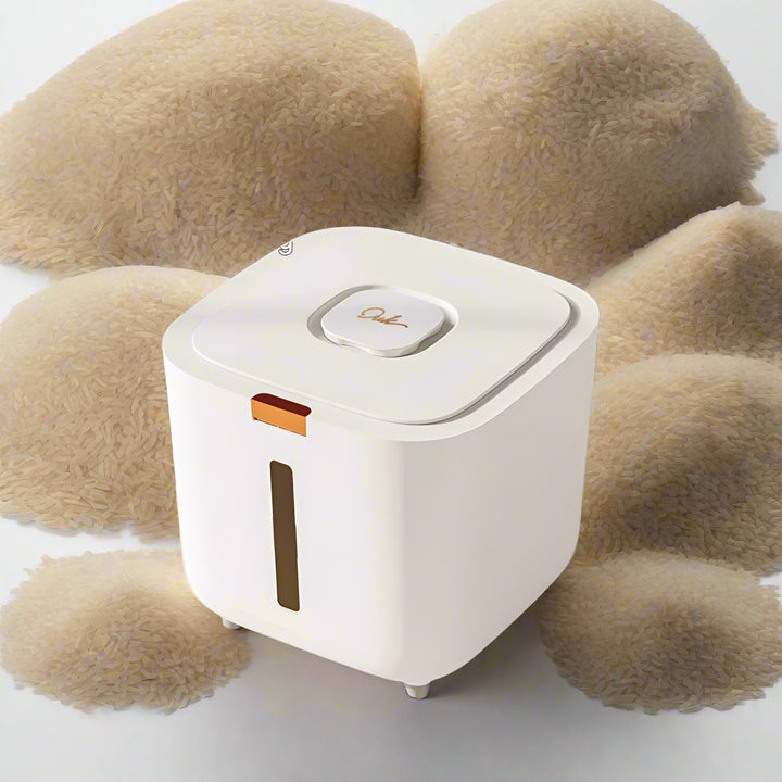 Rice Storage Box 5–10kg Airtight Moisture & Insect Resistant with Measuring Cup – GrainSafe