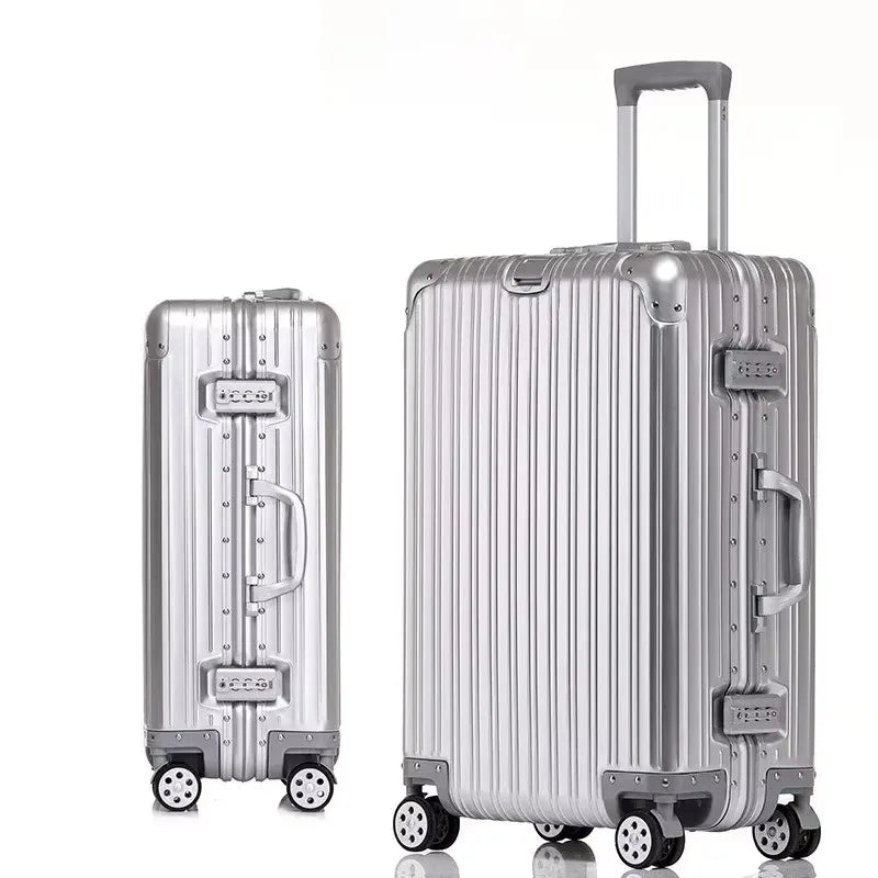 Aluminium-Magnesium Alloy Luggage with Spinner Wheels & TSA Lock