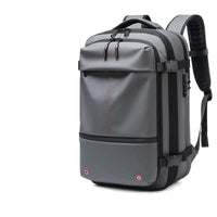 Expandable Waterproof Laptop & Vacuum Compression Travel Backpack