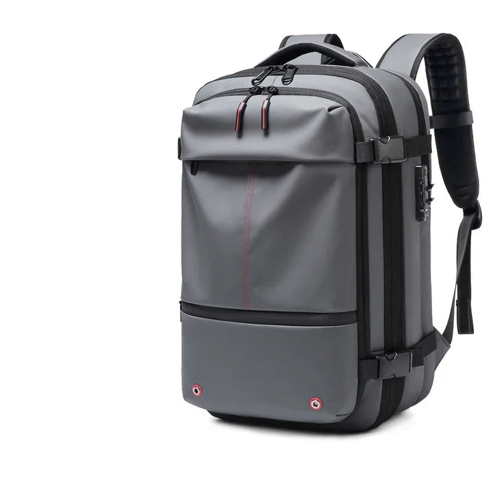 Expandable Waterproof Laptop & Vacuum Compression Travel Backpack