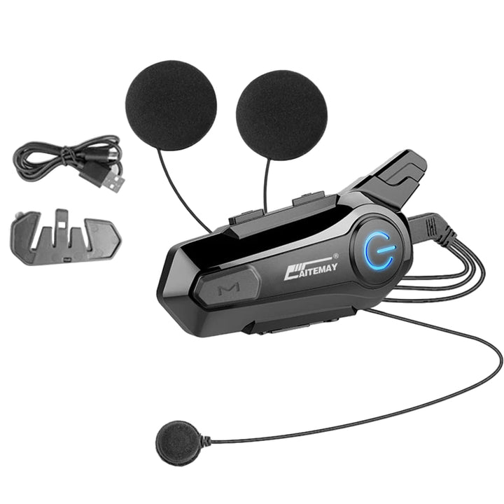Bluetooth Motorcycle Helmet Intercom Headset with 1000m Range & IPX6 Waterproof – RoadComm