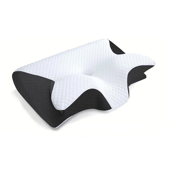 2-in-1 Memory Foam Cervical Pillow with Ergonomic Contour Design – RestAlign