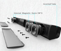 Wireless Bluetooth Soundbar Stereo Speaker System with FM & USB – CineWave
