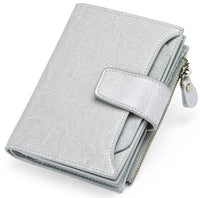 Compact Multi-Functional Leather Wallet – RFID Blocking