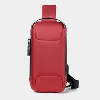 Waterproof Anti-Theft Crossbody & USB Shoulder Bag for Men