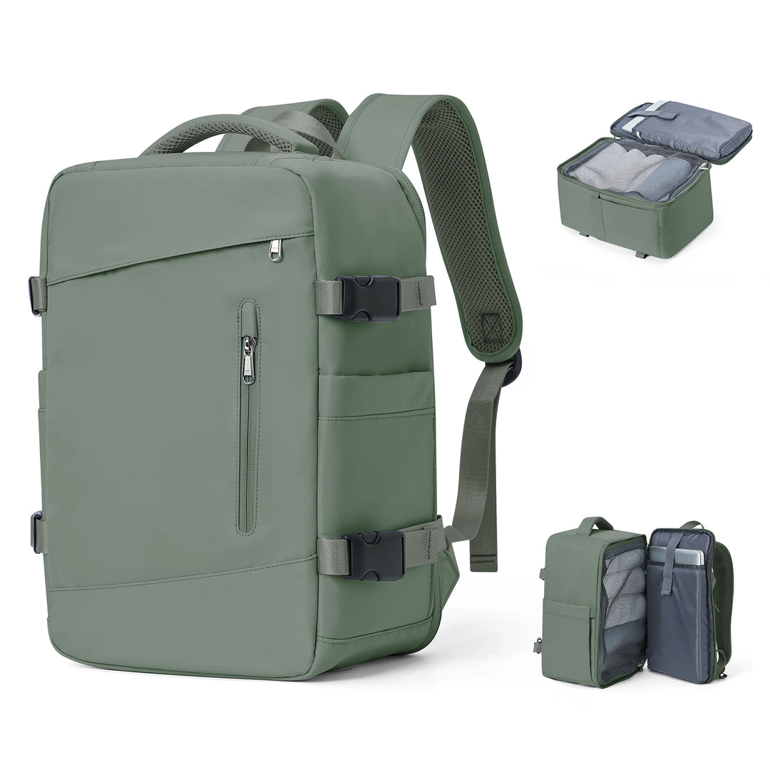 Cabin-Approved Organiser Backpack with 14 Inch Laptop Compartment