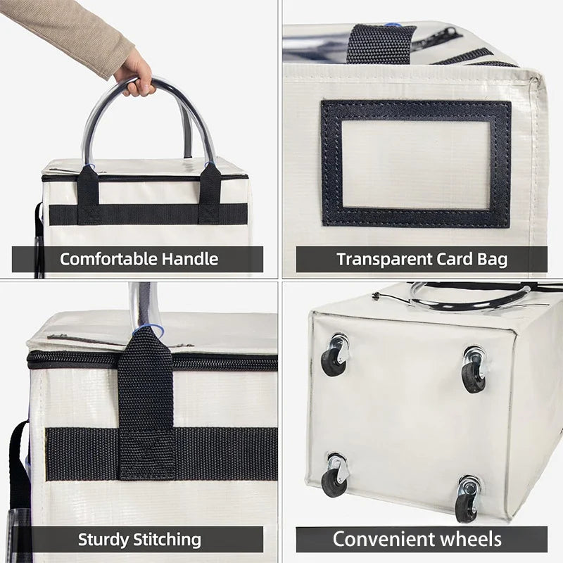Reusable Shopping Bag with Wheels – Rollex – (Large Capacity)
