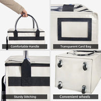 Reusable Shopping Bag with Wheels – Rollex – (Large Capacity)