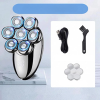 7D Floating Electric Shaver with 5-in-1 Grooming Kit & Waterproof Design – FlexEdge