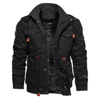 Fleece-lined Winter Coat for Men - Finn-Black-M-State of Style