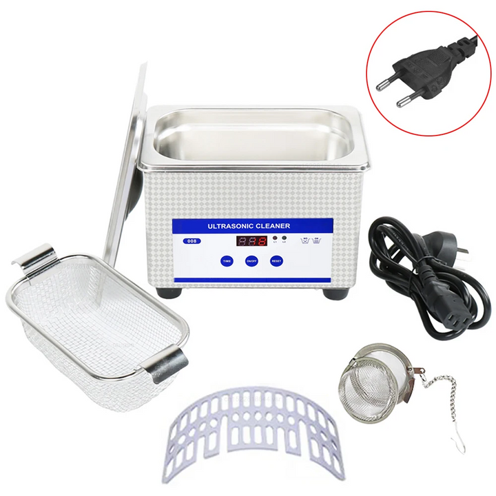 Ultrasonic Glasses Cleaner 40kHz Stainless Steel Jewellery Cleaning Machine – ClearWave