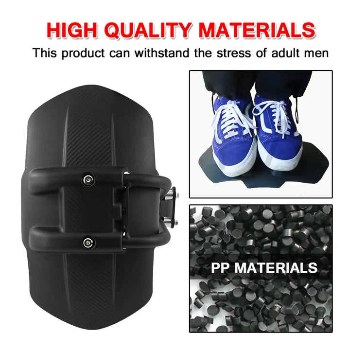 Universal Motorcycle Rear Fender Mudguard with Steel Bracket – TrailGuard