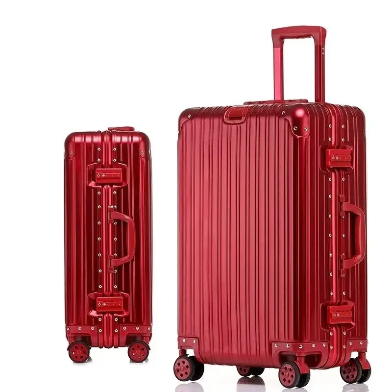 Aluminium-Magnesium Alloy Luggage with Spinner Wheels & TSA Lock