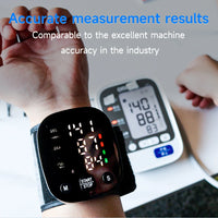 Rechargeable LED Wrist Blood Pressure Monitor with Voice Function – HeartGuard