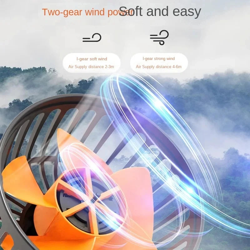 360° Adjustable 3-Head Car Fan USB/12V/24V – AirFlow