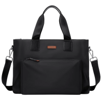 Men’s Canvas Business Laptop Briefcase with Large Capacity
