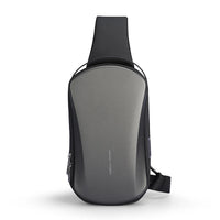 Waterproof Hard-Shell Crossbody Bag with USB Port