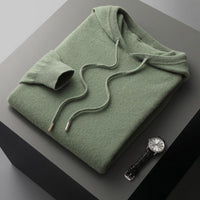 Men's hoodie made of merino wool – Cassiano autumn edition