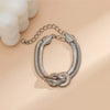 Knotted Snake Chain Bracelet | Elegant Women's Jewellery