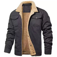 Men's bomber jacket made of cotton fleece – Ewan
