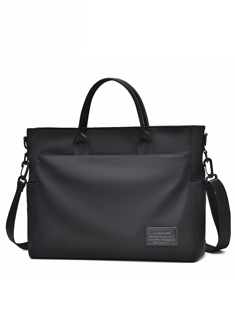Men’s Waterproof Laptop Shoulder Bag with Kangaroo Pattern Design