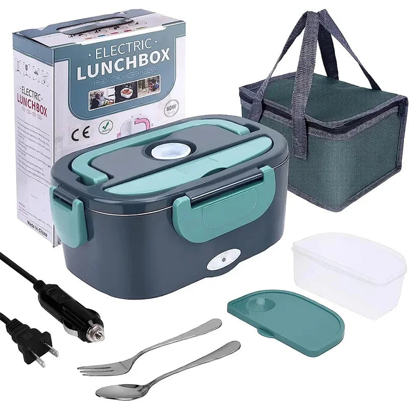 1.5L Electric Lunch Box Food Warmer 60W Portable Leak-Proof Heater – HeatBox