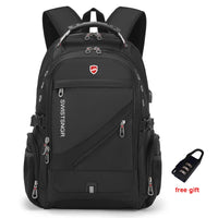 Extra-Large Waterproof Laptop & Travel Backpack with USB Charging