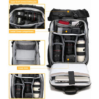 Waterproof Camera Backpack – Stravos – (Large Capacity)