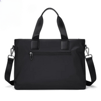 Men’s Canvas Business Laptop Briefcase with Large Capacity