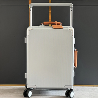 Wide-Handle Aluminium Frame PC Luggage – Lightweight & Durable Travel Case