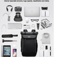 Large-Capacity Waterproof Laptop & Travel Backpack for Men