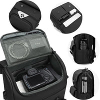 Waterproof Camera Shoulder Bag – Arven – (Large Capacity)