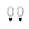 Elegant Silver Hoop Earrings - Women's Fashion Jewellery