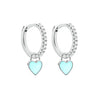 Elegant Silver Hoop Earrings - Women's Fashion Jewellery