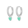 Elegant Silver Hoop Earrings - Women's Fashion Jewellery