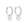 Elegant Silver Hoop Earrings - Women's Fashion Jewellery