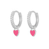 Elegant Silver Hoop Earrings - Women's Fashion Jewellery