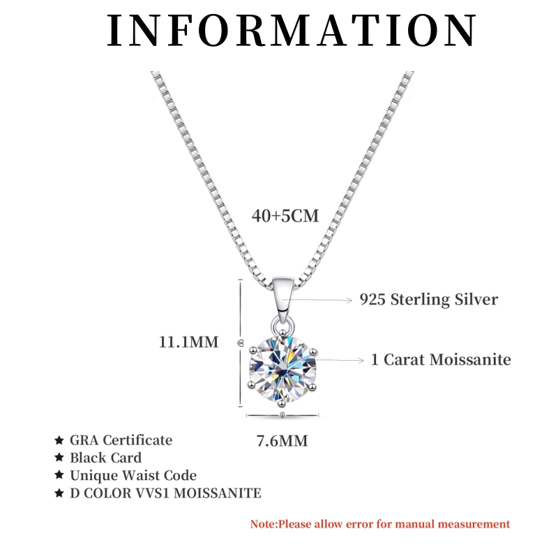 Dazzling Moissanite Necklace