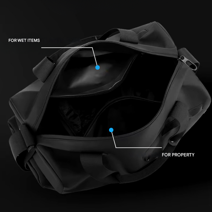 FlexBag Pro Waterproof Sports Bag with Shoe Compartment