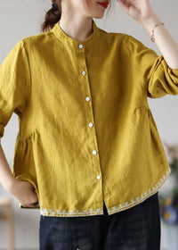 Ladies Embroidered Autumn Top – Yara