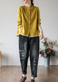 Ladies Embroidered Autumn Top – Yara