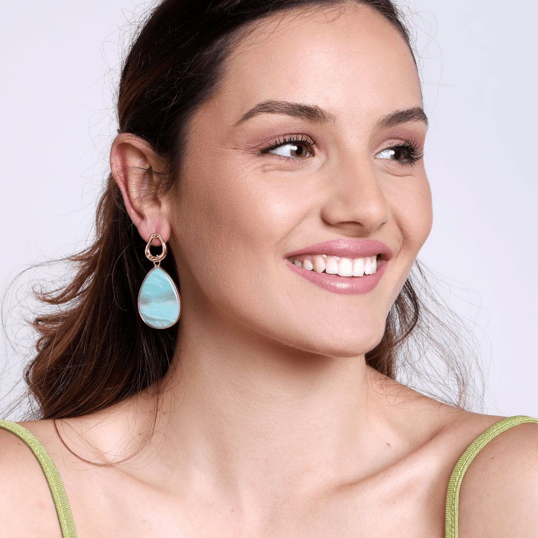 Tropical Amazonite Earrings – Amara