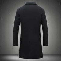 Stylish Wool Men's Coat - Maxwell