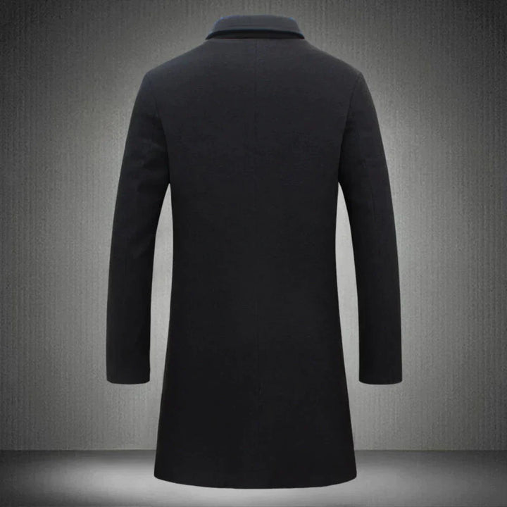 Stylish Wool Men's Coat - Maxwell