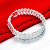 Elegant Shiny Bracelet with Rhinestones